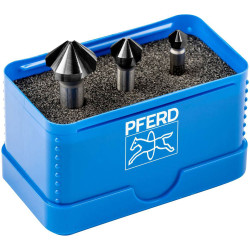 PFERD 25202158 countersink set HSS tough steels 90° angle HC-FEP.