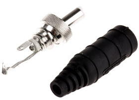 Wtyk zasilania DC Wtyk DC średnica zew: 5.5mm Montaż na kablu średnica wew: 2.0mm 5.0A 30.0 V.