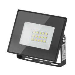 Halogen LED 10W 6500K REBEL IP65 BLACK 15xLED 230V