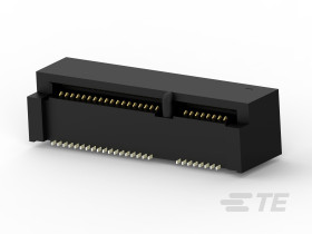 Złacze krawędziowe PCB 52-pinowe, raster 0.8mm , 1-rzędowe, TE Connectivity, seria mini PCI-E