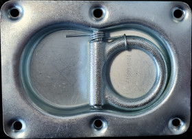 Trailer, tie-down anchor, double