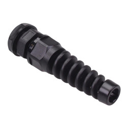 M12 Black Spiral Cable Gland IP68