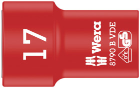 Nasadka Izolowana nasadka standardowa z gniazdem 3/8 cala 17mm izolowana Wera