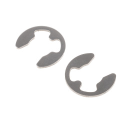 Pierścień zabezpieczający, Ø 9mm, materiał: Stal nierdzewna, RS PRO