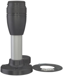 Signal tower basic module, direct mounting, black, (L x W x H) 72 x 72 x 152 mm, for SL4 series, 171297