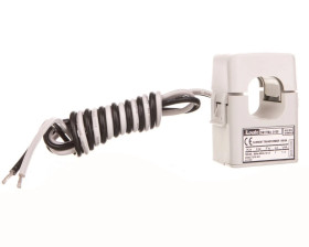 Przekładnik prądowy 100/5A, klasa 1, rdzeń otwierany, otwór 24x24mm, przewody o długości 2m DM1TMA0100