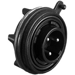 Bulgin PX0747/P Panel Mount Plug External Thread 4P 277V 10A Screw IP68