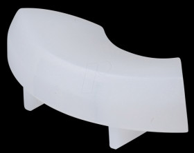 1ZB16 1ZB cap for Multimec 5 - 17.5 x 7.5 mm, oval, milky white