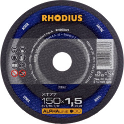 Rhodius 208861 Cutting disc straight 150 mm Steel Abrasives