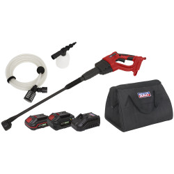 Sealey CP20VPWKIT SV20 Series 22bar Cordless Pressure Washer Kit 20V - 2 Batts
