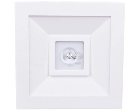 Oprawa awaryjna 3W 3h IP41 Ikl. dwuzadaniowa LOVATO N LED LVNO/3W/C/3/SA/X/WH