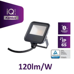 Projektor IQ-LED FL-10W-NW 1200lm 4000K barwa neutralna IP65 5 lat gwar. TUV czarny 33880