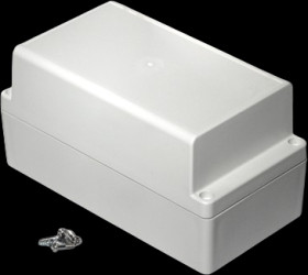 PC enclosure, (L x W x H) 165 x 85 x 85 mm, light gray (RAL 7035), IP65, RP1180