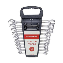 Gedore RED 3300032 Combination Ratchet open-end Wrench 4 Pieces 10-19 mm