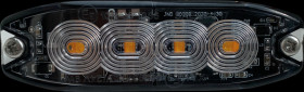 20324 LED front/rear strobe, orange