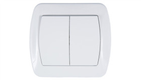 Simon Akord Łącznik Schodowy Podwójny Biały Aw6/2/11