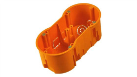 Puszka P/T Pk-60 Podwójna Z Wkrętami Głęboka