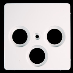 3350.0200.7 TV/RF/SAT socket central plate for HK05