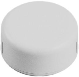 ABS miniature enclosure, (Ø x H) 45 x 20 mm, light gray (RAL 7035), IP54, 1551SNAP11GY