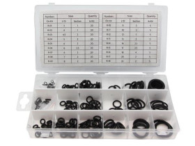 Toolland Metric nitrile o-ring assortment - 225 pcs