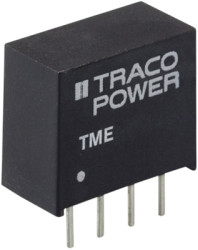 DC converter, 10.8-13.2 VDC, 1 W, 1 output, 9 VDC, 77 % efficiency, TME 1209S