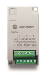Moduł PLC We/Wy Allen Bradley Moduł PLC We/Wy Bulletin 2080 Cyfrowe Mikrowieża 800 2080-OV4 30,5 x 62 x 20 mm