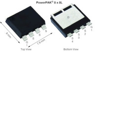 MOSFET N-kanałowy 602 A PowerPAK 8 x 8L 60 V SMD 0.0018 Ω