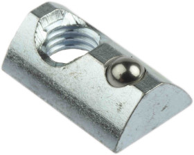 Część łącząca Nakrętka do rowków typu T Rozmiar rowka 8mm RS PRO Element mocowania i łączenia Rozmiar gwintu M8