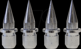 204608 Spikes/absorbers, four-pack, chrome
