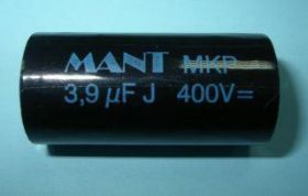 3,9uF/400V AUDIO KOND.MKP MANT