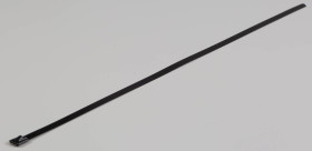 Opaska kablowa długość 520mm szerokość 7,9 mm RS PRO Stal nierdzewna z powłoką poliestrową -80→ +150 °C.