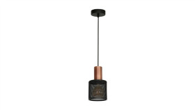 Lampa Wisząca Ares Black 1Xe27 Mlp3724