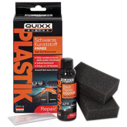 QUIXX SYSTEM 20146 Plastic Paint Set Restores Weathered Plastics Black