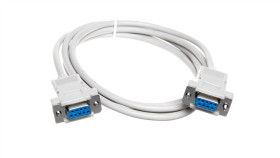 Kabel Połączeniowy Rs232 Null-Modem Typ Dsub9/Dsub9, Ż/Ż Beżowy 1,8M...