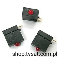 2300.2021 LED Red 3 mm in Case THT MENTOR