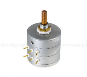 Potencjometr drabinkowy 2x50k logarytmiczny Aluminium EiZZ