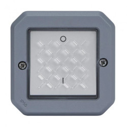 NOWE PLEXO 55 Łącznik dwubiegunowy mechanizm 16 AX - 250V AC szary 069527L