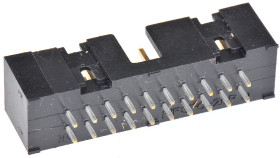 Wtyk PCB 20-pinowe raster: 2.54mm 2-rzędowe Hirose Przewlekany 1.0A 200.0 V.