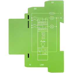 Shelly Shelly_Pro_Dimmer_2PM Smart Dimmer Bluetooth/Wi-Fi Power Monitor