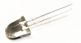 L-823URC-SS dioda LED 10mm czerwona przeźroczysta, jasność 15mcd