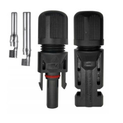 30A MC4 Solar Connector for Photovoltaic Panels - Plug and Socket Pair