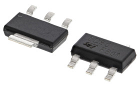 Regulator napięcia 5 V SOT-223 Montaż powierzchniowy wyjścia: 1 Stałe LD1117S50TR