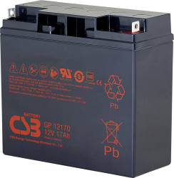 Akumulator ołowiowy CSB Battery GP 12170 Standby USV GP12170I1, AGM, 12 V, 17 Ah