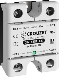 Przekaźnik SSR Crouzet TC-GSR-1-25DD 25 A 280 V/AC Przełączanie w punkcie zero 1 szt.