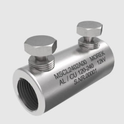 Złączka śrubowa MSCL240 Al/Cu 120-240mm² 12kV 2xśruba aluminiowa zrywalna MSCL2402A00