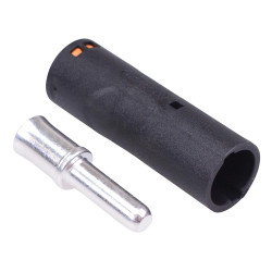 LCA60-M Black Male 1-Pin Silver Plated Connector 55A AMASS