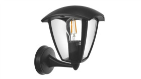 Oprawa Elewacyjna Surva Czarna E27 Mocowanie Z Doł