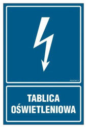 ZNAK - HG048 Tablica oświetleniowa 70 x 105 cm FN - Folia samoprzylepna
