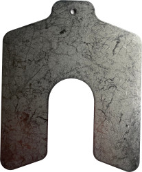 Podkładka regulacyjna ze stali, 125mm x 125mm x 2mm