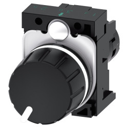 SIRIUS ACT, POTENCJOMETR, 22 MM, CZARNY, 1K OHM, Z UCHWYTEM, PRZYÅ. ÅRUB. - 3SU1200-2PQ10-1AA0